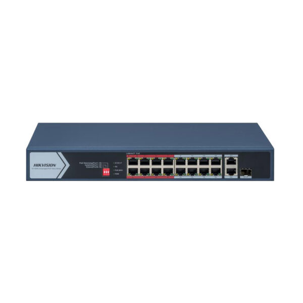 Conmutador POE no administrado Fast Ethernet de 16 puertos