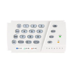 Teclado LED Cableado 10 Zonas PARADOX